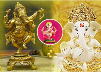 Lord Ganesha idol in House