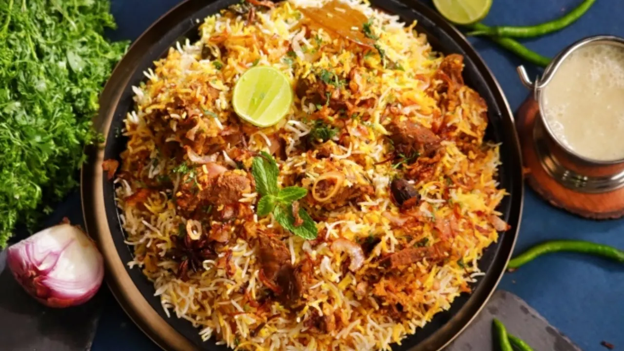 Hyderabadi Mutton Dum Biryani in telugu