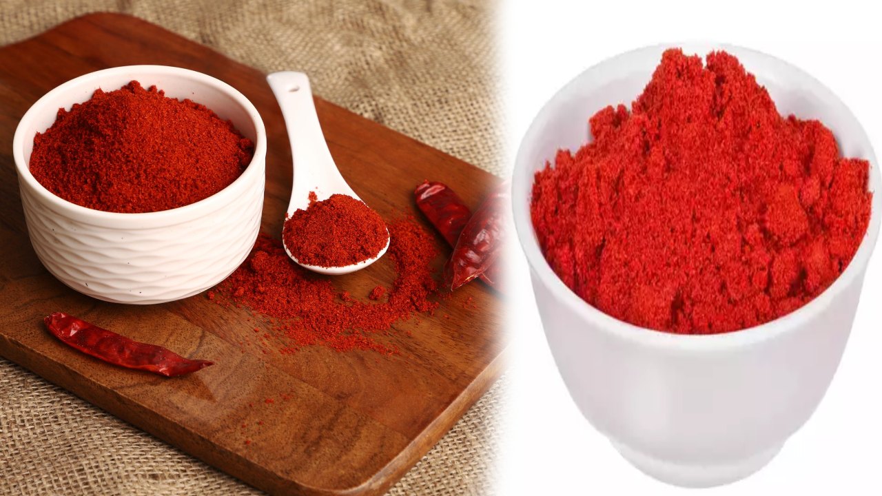 Adulterated Chilli Powder : how to check adulteration in red chilli powder in telugu