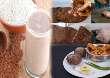 Ragi flour recipes in Telugu