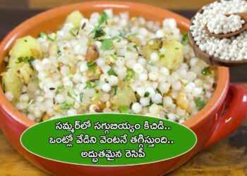 saggubiyyam khichdi in telugu