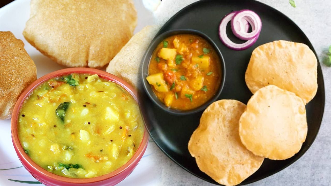 Poori Aloo Kurma Recipe : బండి మీద దొరికే పూరి-ఆలు కూర్మాను ఇంట్లోనే ఇలా ఈజీగా చేయొచ్చు.. తింటే మాత్రం టేస్ట్ అదిరిపొద్ది..! poori aloo kurma recipe street food specials in telugu
