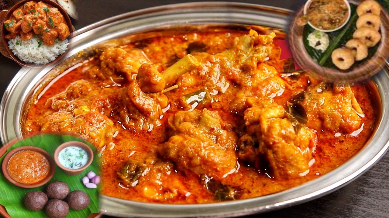 andhra chicken gravy recipe in telugu