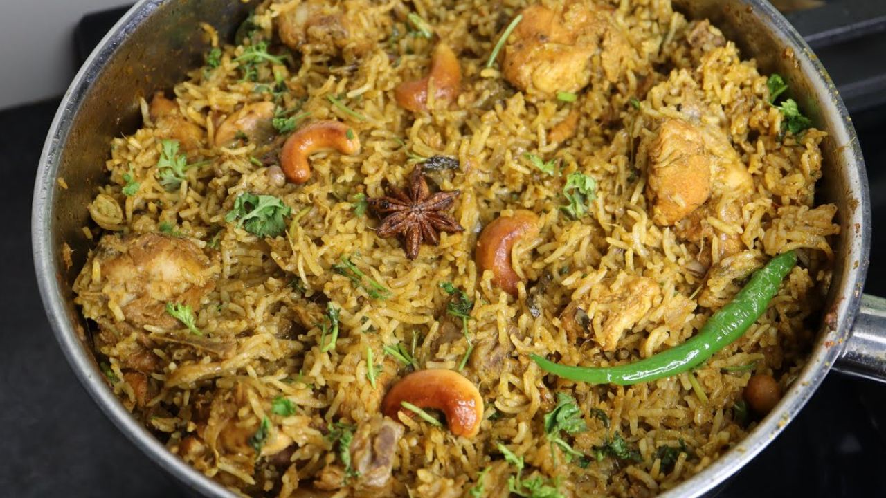 gongura chicken pulao recipe in telugu