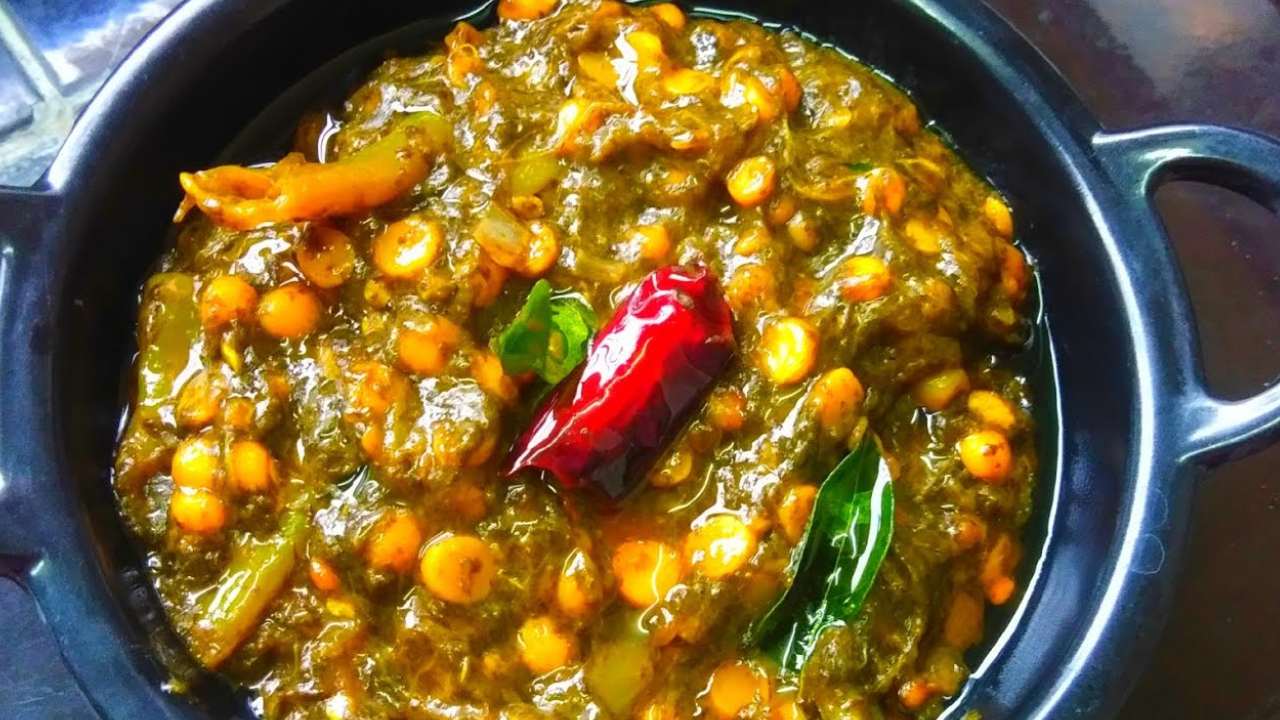 gongura senagapappu curry in telugu