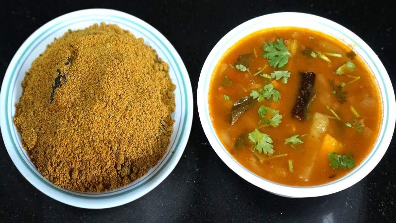 instant sambar premix recipe in telugu