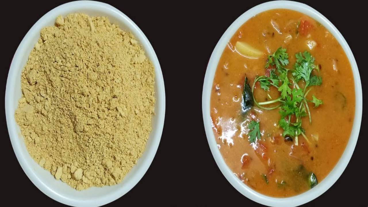 instant sambar premix recipe in telugu