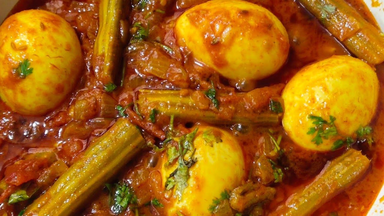 mamidikaya drumstick egg curry in telugu