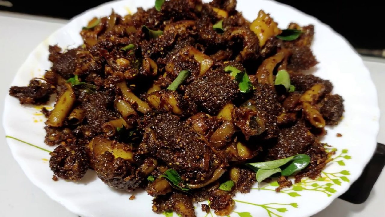 telangana style mutton boti fry in telugu recipe