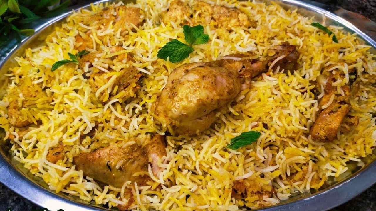 Chicken Dum Biryani _ Hyderabadi Chicken Dum Biryani in telugu