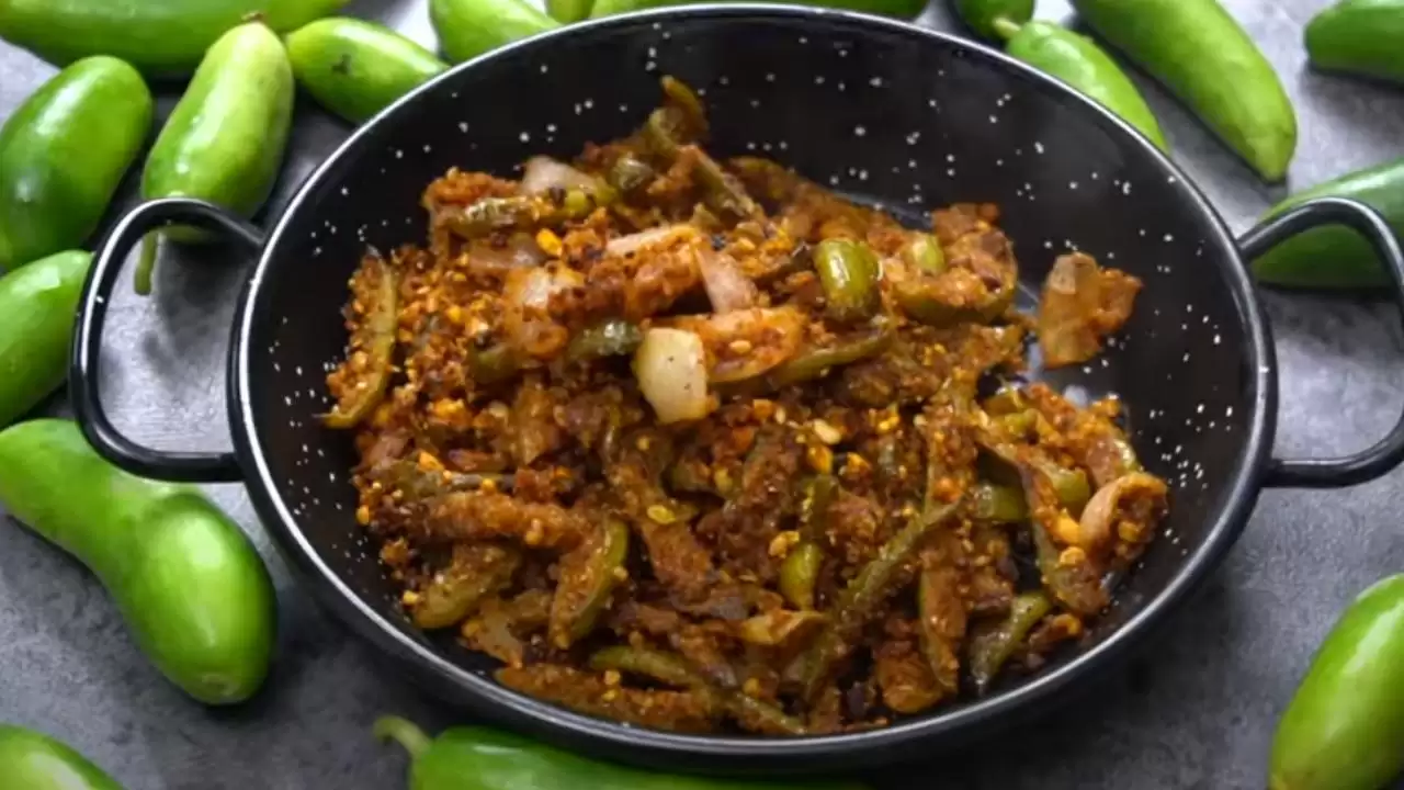 Dondakaya Karam Kura Fry in Telugu