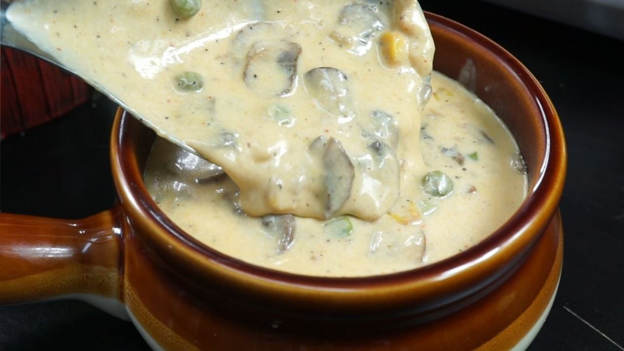 Mushroom Soup Recipe in Telugu