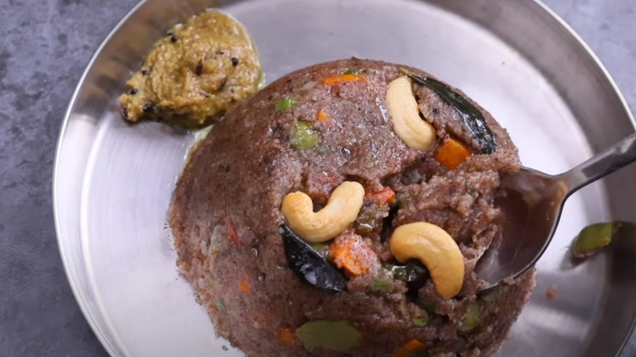 Ragi Upma : Finger Millet Upma in Telugu