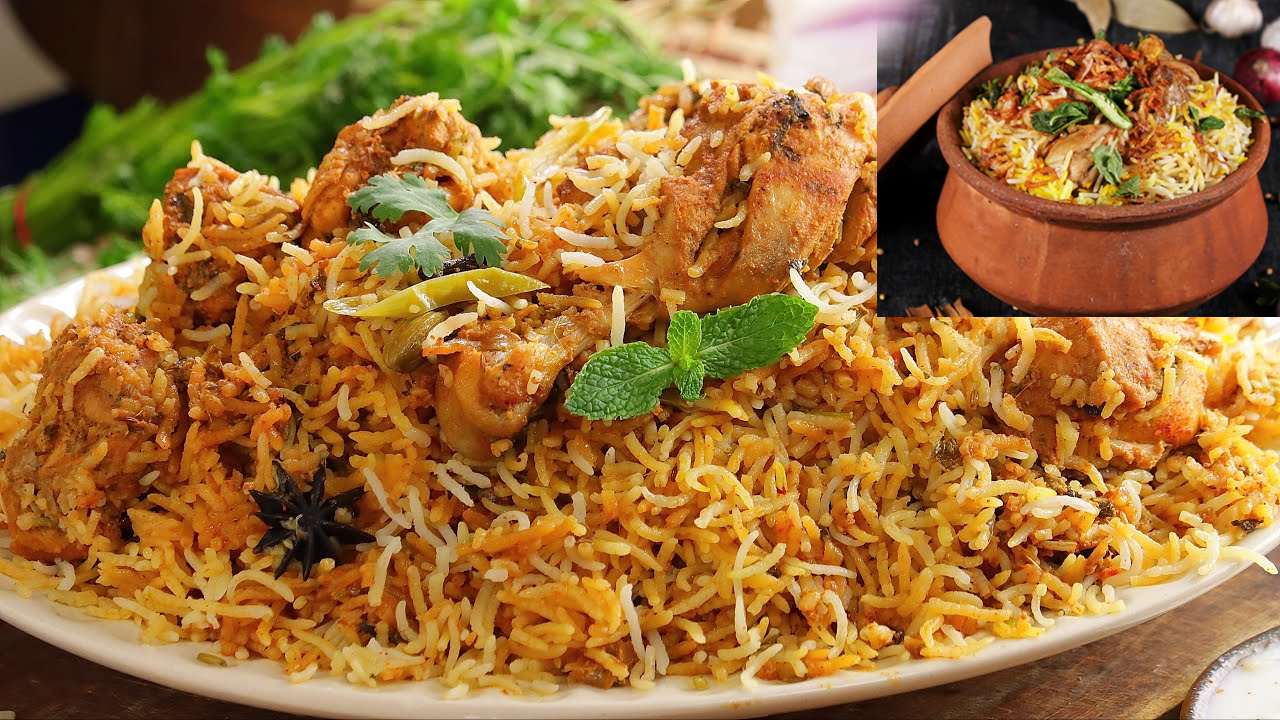 chicken dum biryani recipe in telugu