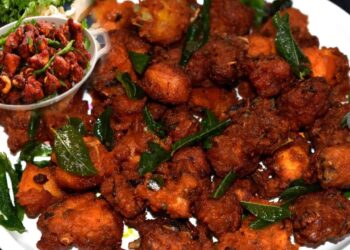 chicken pakora recipe street style in telugu