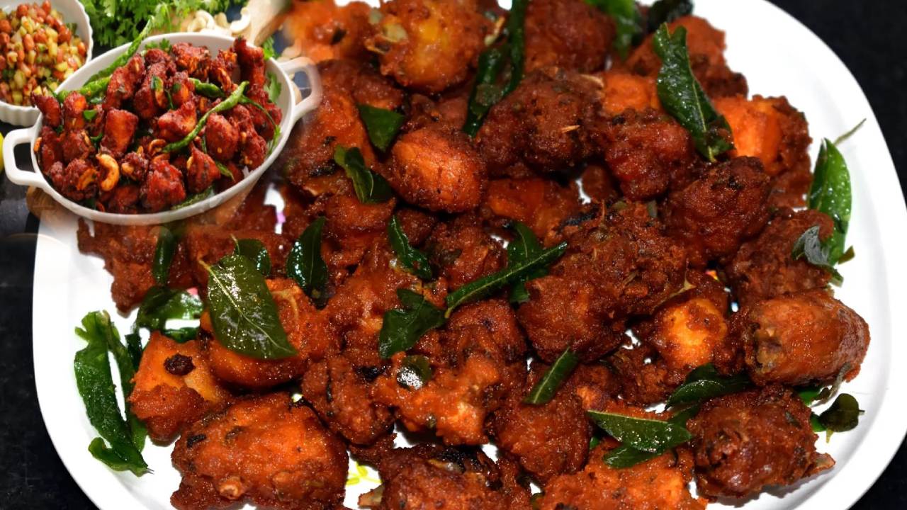 chicken pakora recipe street style in telugu